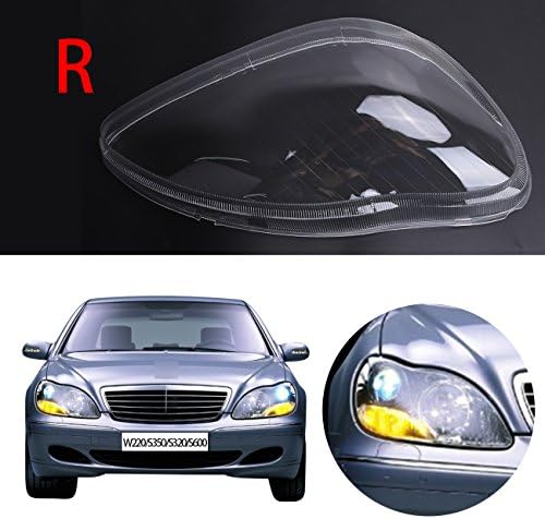 Right side Headlight Lens Cover Shell For Mercedes Benz W220 S350 S600 2000-2006