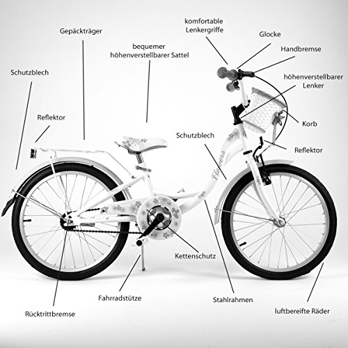 20FLO-CYA Kinderfahrrad 20″ Zoll Kinderrad Fahrrad Rad Bike Spielrad Kinder - 7