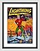 Produktbild COMIC SUPER HERO COVER LIGHTNING COMIC 5 VINTAGE RETRO FRAMED ART PRINT B12X324