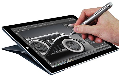 Navitech Grey Fine Point Digital Active Stylus Pen Compatible With Asus ZenBook 3 / ASUS ZenPad 3s 10 / ASUS Transformer Book T302 / ASUS Transformer Book T302 / ASUS Transformer Mini T102HA / ASUS Transformer 3 Pro T303UA / ASUS Transformer 3 T305CA - 3