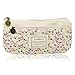 Produktbild Pasey Idyllic Small Floral Double Zipper Pencil Case Feder-Beutel, beige