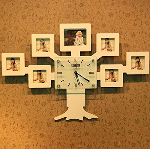 QPSSP The Clock Tree Frame Clock Clock For Room Decoration,B