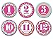 Sticky Bellies Baby Month Stickers - Kaliedoscope Cutie