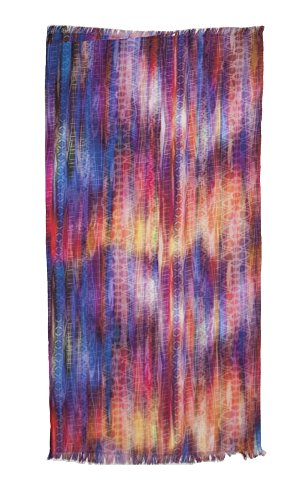 Lasa Psico 156 1 23 7 Printed Fabric Sarong and Towelling, 100 x 180 cm, Multi-Coloured