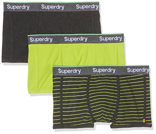 Superdry Herren Sportunterwäsche Sport Trunk Stripe Triple Pack