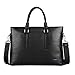 Produktbild Ryyy Herren Handtaschen Leder Laptoptaschen Business Aktentaschen Nach Maß Für Die Arbeit Reisen,Black-38 * 6.5 * 28cm