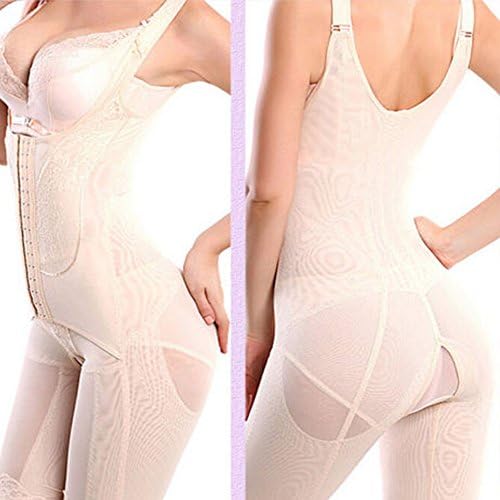 Yonbii Women Lady Full Body Firm Control Slimming Shaper Waist Cincher Thigh Reducer Bodysuit Shapewear