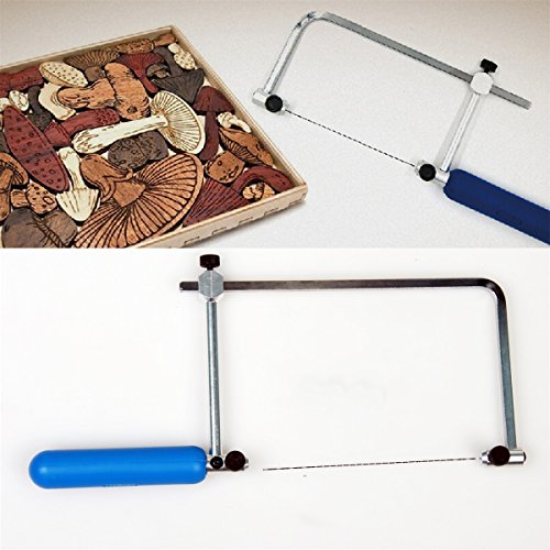 Latinaric Verstellbare Werkzeug Laubsäge Laubsägebogen Sägen Mit 2 Sägeblätter - 8