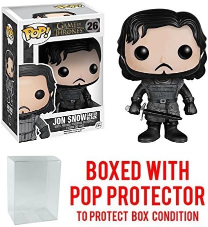 Funko POP TV: Game of Thrones - Jon Snow Training Ground Figure Bundled with Protector