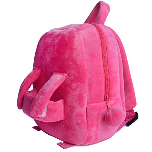 Gloveleya Children's Backpack Baby Toddler Kids 3D Cartoon Rabbit Plush Bunny Pink Bag