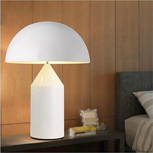 Preisvergleich Produktbild Pilz Tischlampe, Pilz Bleistift Kopf Tischlampe, Tischlampe Nachttischlampe, Schlafzimmer Lampe, Wohnzimmer Lampe, Hotel Lampe, Café Lampe , White , small