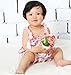 ANDI ROSE Baby Toddlers Floral Printed Ruffle Romper Baby Girl Infant (Size: M, Rose)