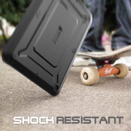 Apple iPad Air / iPad 5 Hülle – SUPCASE [Beetle Defense Serie] Gehäuse mit integriertem Displayschutz und schlagfesten Rahmen (Schwarz) - 4