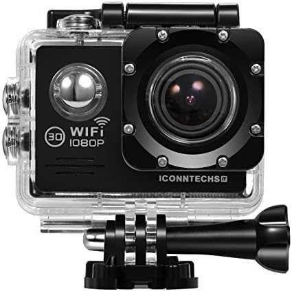 ICONNTECHS IT Action Camera 4k 60fps Waterproof Sports Action Cam for Scuba Diving wifi 170 Degree Wide Viewing Angle Helmet Cameras Underwater Camcorder