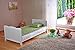White Solid Wood Baby Cot Bed & Deluxe Foam Mattress Converts into a Junior Bed - ?3 Position Base Heights ?4 inch Mattress ?RRP£210 (White)