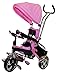Kyootsi Smart Trike Baby Tricycle 4 in 1 Kids Bike with Round Canopy Hood from Very Bazaar (Pink)