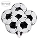 Produktbild BESTOYARD Aluminiumfolie Luftballon Fußball Ballon WM Party Ballons Geburtstags Feiern Fußball Thema Party Dekoration 18 Zoll 10 Stück