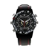 prettygood7 Armbanduhr verstecktem Mini Cam Night Vision Camcorder Wasserdicht 8 GB DVR Video mit Kameras für Home Outdoor