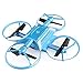 Produktbild CQL Fernbedienung Flugdrohne, zusammenklappbare Quadcopter HD-Luftdrohne, tragbare Modul-induktive Fernbedienung für Kinder und Einsteiger,Blue