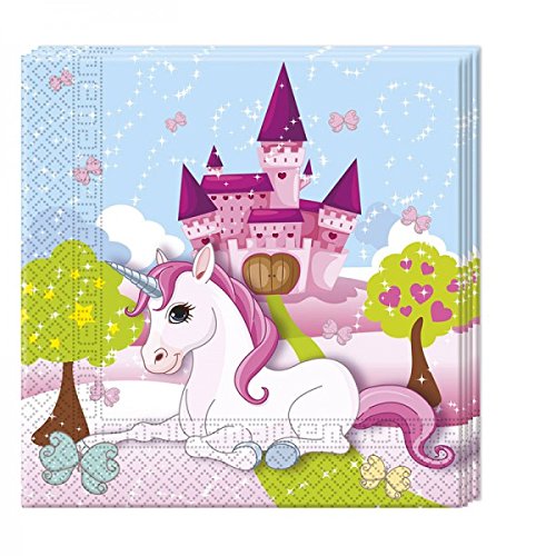 36 Teile kleines Einhorn Party Deko Set für 8 Kinder - 4