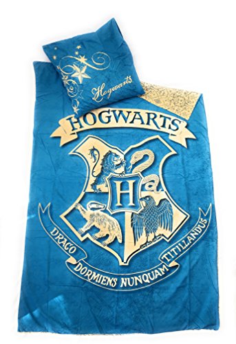 Bettwsche--Bettbezug-wendbar-140-x-200-cm-Kopfkissenbezug-63-x-63-cm--Mikrofaser--Harry-Potter