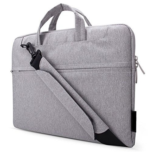 VANWALK 13 3-Zoll-Laptop Staubdicht Waterproof Oxford Aktentasche Schultertasche Tasche H  lle Laptop Tablet Notebook Macbook Pro Air  13 3 Zoll  grau