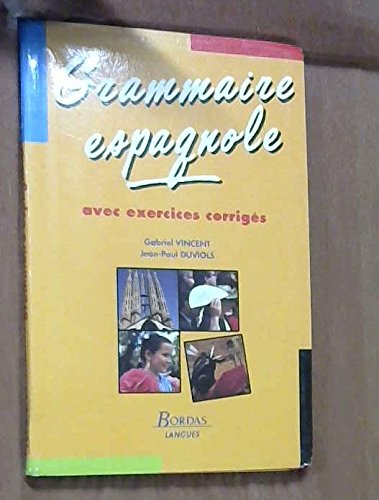 couverture de : Grammaire espagnole