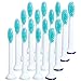 Produktbild YOMIA P-HX-6014C Ersatz-Zahnbürstenköpfe für Philips mit Kappen, für Sonicare DiamondClean Sonicare ProResults FlexCare EasyClean Bürstengriffe, weiche Borsten, Zahnbelag White-16pcs