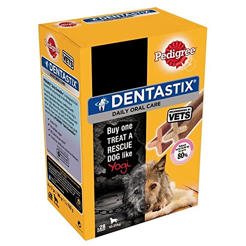 Preisvergleich Produktbild Stamm Dentastix für mittelgroße Hunde (28 pro Packung - 720g) - Packung mit 6