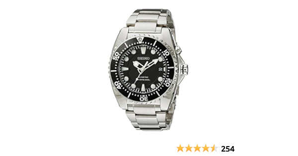 Seiko Men's SS Kinetic Watch SKA371 : Amazon.co.uk: Watches