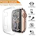 Produktbild Cooljun Für Apple Watch 4 Hülle 44mm Displayschutz Ultra dünner PC Case iWatch Schutz Schutzhülle für Apple Watch Series 4 2018 Ausgabe 44mm (Klar)