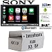 Produktbild Audi A3 8P 2-DIN AKTIV - Autoradio Radio Sony XAV-AX3005DB - 2DIN Bluetooth | DAB+ | Apple CarPlay + Android Auto | USB - Einbauzubehör - Einbauset