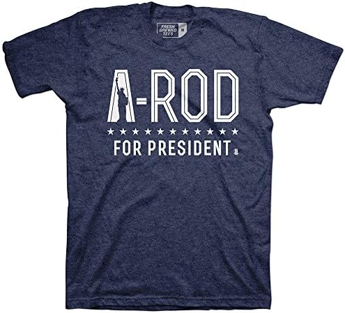 MLB New York Yankees Alex Rodriguez For President T-Shirt, Small, Vintage Navy
