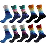 5 Pares Calcetines Medias Antideslizantes De Algodón Multicolor Para Hombre (2)