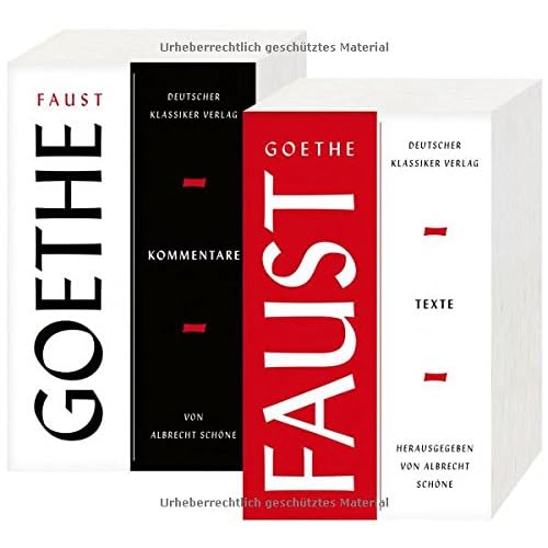 Faust: Zwei Teilbände. Texte und Kommentare (Deutscher Klassiker Verlag im Taschenbuch, Band 52) Faust: Zwei Teilbände. Texte und Kommentare (Deutscher Klassiker Verlag im Taschenbuch, Band 52)