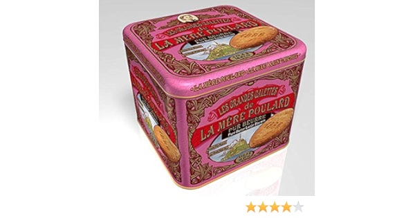Biscuiterie Mere Poulard Coffret Collector Rose Grandes Galettes Recette Traditionnelle Authentique Sans Huile De Palme 28 Biscuits 472 5 G Amazon Fr Epicerie