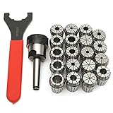 Größe: 121cm ChaRLes Mt2 Er32 M10 Collet Chuck Fräswerkzeug Holder Mit 19Pcs Er32 Spring Collets Set