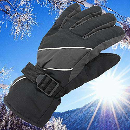 spécification Gants de snowboard - Gants de neige imperméables et coupe-vent pour le ski, le snowboard et le pelletage, convient aux hommes et aux femmes Gants, Gants BBQ, gants de travail, (Color : Dark gray)