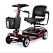 Produktbild E Scooter Senioren Falbar,E Rollstuhl Faltbar Leicht Elektrofahrzeug Quad,Elektroroller Für Behinderte 125Kg,Elektroscooter Mit Strassenzulassung Elektromobile Für Senioren 6 Km/H Elektromobil