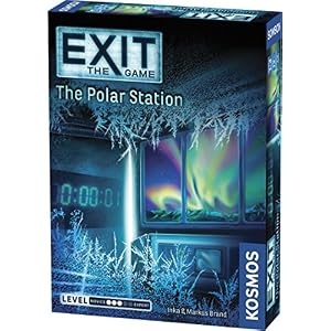 Thames & Kosmos – Exit: The Polar Station – Level: 3/5 – Unique Escape Room Game – 1-4 Players – Puzzle Solving Strategy Board Games for Adults & Kids, Ages 12+ – 692865