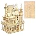 Produktbild Zerodis 3D Holz Villa Puzzle DIY Desktop Holzburg Haus Gebäude Spielzeug Pädagogisches Handwerk Puzzle Modell Geschenk für Kinder Erwachsene