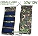 Produktbild Faltbarer Solarpanel 30 W 12 V Solar Ladegerät Tragbar eursolar Wasserdicht Klappbar Hochleistungs fÜr iPhone iPad Camper Auto