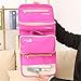 Produktbild GUJJ Wasserdichte Tourismus Eitelkeit Pauschalreisen Kosmetiktasche weiblichen Travel Bag kann mit Make-up-Sets ausgestattet werden, Rosa