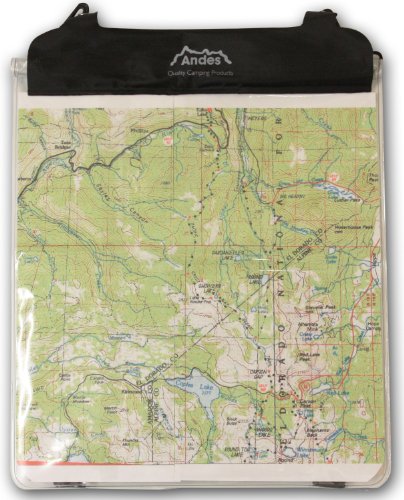Andes – Porte-carte étanche et transparent – pour camping/randonnée – PVC