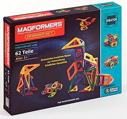 Preisvergleich Produktbild Magformers Creator Designer Set 62-teilig Magnetspiel