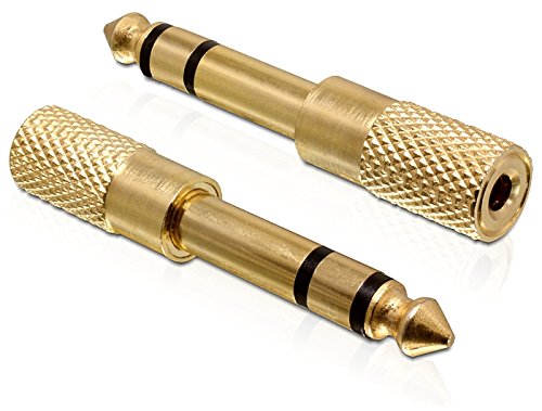 Adaptateur jack stereo femelle 3,5 mm vers male 6,35 mm