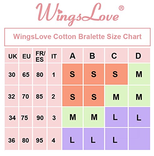 Wingslove Damen Klassische BHs underwear Bustier ohne Bügel Büstenhälter - 5