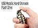 Produktbild D-Click USB-Speicherstick, 4 GB/8 GB/16GB/32GB/64GB, cooles Design brass Grenade 64 GB