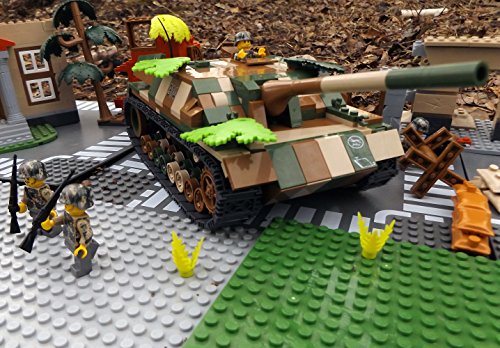 Modbrix 2483 – ☠ Bausteine Panzer Jagdpanzer IV Totenkopf Division inkl. Custom Elite Wehrmacht Soldaten aus Lego Teilen ☠ - 4