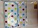 Portable Fabric Travel Changing Mat - Spotty Design - PVC Backed